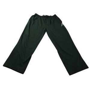 Reebok Sweatpants Mens XL Green Fleece Lined Loose Fit Lightweight Drawstring